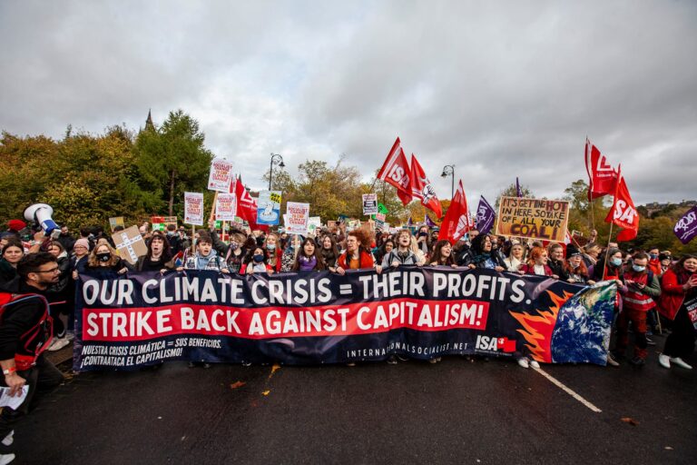 气候危机：国际社会主义者集结参与格拉斯哥COP26抗议