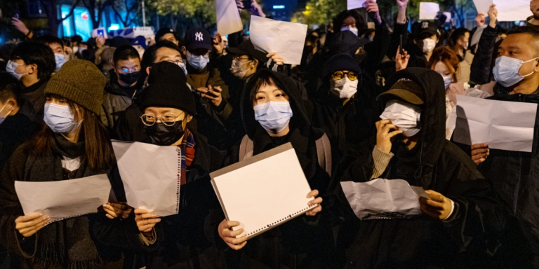 中国：群众抗议在中国留下了印记